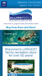 Mobile Screenshot of alliedpools.com